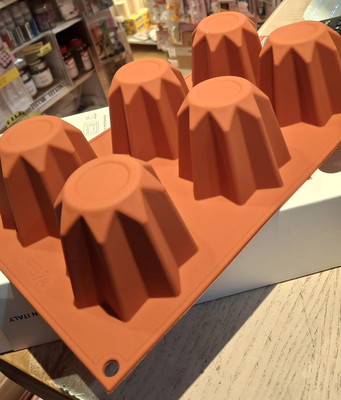 Teglia in silicone 6 monoporzioni pandorini