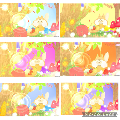 どの色が映えるかな？と背景の色を試しまくった