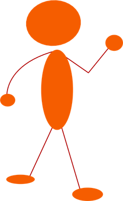 bonhomme allumette - bonhomme - personnages - smiley émoticône émoji cartoon clipart illustration - artémotic