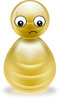 bonhomme pion - bonhomme - personnages - smiley émoticône émoji cartoon clipart illustration - artémotic