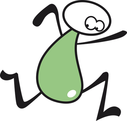 bonhomme allumette - bonhomme - personnages - smiley émoticône émoji cartoon clipart illustration - artémotic