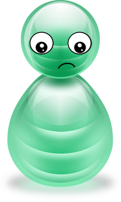 bonhomme pion - bonhomme - personnages - smiley émoticône émoji cartoon clipart illustration - artémotic