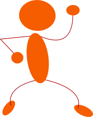 bonhomme allumette - bonhomme - personnages - smiley émoticône émoji cartoon clipart illustration - artémotic