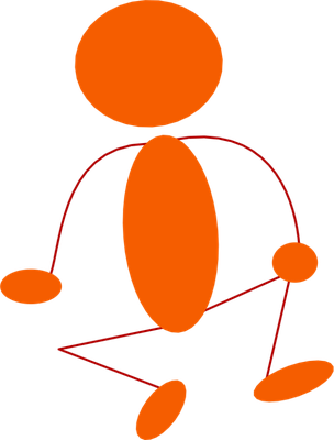 bonhomme allumette - bonhomme - personnages - smiley émoticône émoji cartoon clipart illustration - artémotic