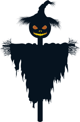 épouvantail - bonhomme - personnages - smiley émoticône émoji cartoon clipart illustration - artémotic