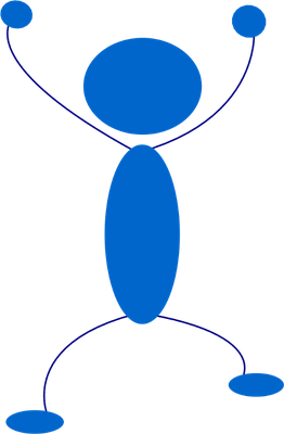 bonhomme allumette - bonhomme - personnages - smiley émoticône émoji cartoon clipart illustration - artémotic