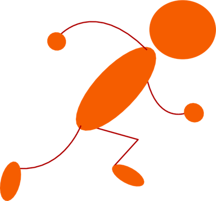 bonhomme allumette - bonhomme - personnages - smiley émoticône émoji cartoon clipart illustration - artémotic