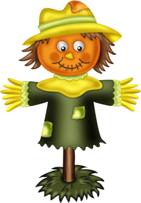 épouvantail - bonhomme - personnages - smiley émoticône émoji cartoon clipart illustration - artémotic
