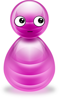 bonhomme pion - bonhomme - personnages - smiley émoticône émoji cartoon clipart illustration - artémotic