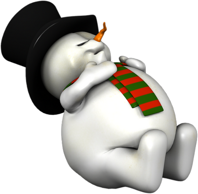 bonhomme de neige - bonhomme - personnages - smiley émoticône émoji cartoon clipart illustration - artémotic