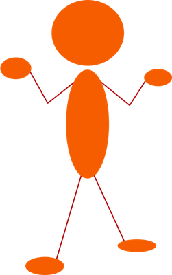 bonhomme allumette - bonhomme - personnages - smiley émoticône émoji cartoon clipart illustration - artémotic
