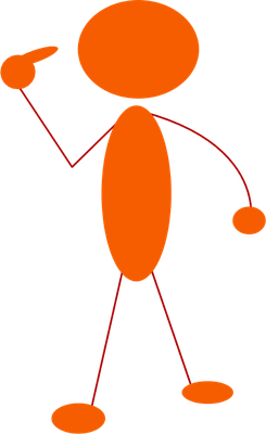 bonhomme allumette - bonhomme - personnages - smiley émoticône émoji cartoon clipart illustration - artémotic