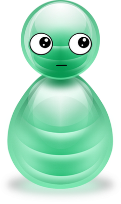 bonhomme pion - bonhomme - personnages - smiley émoticône émoji cartoon clipart illustration - artémotic