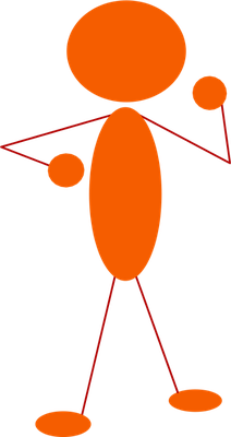 bonhomme allumette - bonhomme - personnages - smiley émoticône émoji cartoon clipart illustration - artémotic