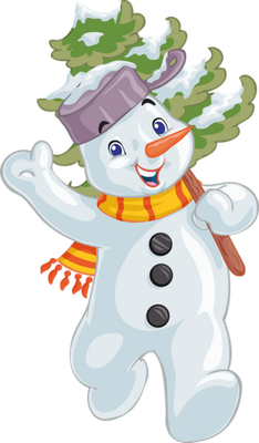 bonhomme de neige - bonhomme - personnages - smiley émoticône émoji cartoon clipart illustration - artémotic
