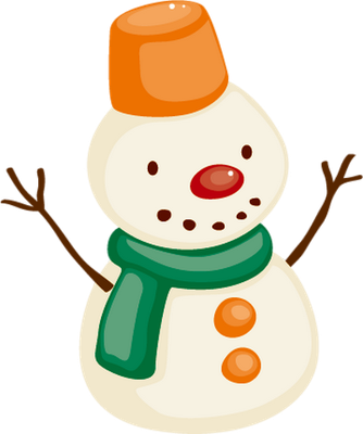 bonhomme de neige - bonhomme - personnages - smiley émoticône émoji cartoon clipart illustration - artémotic