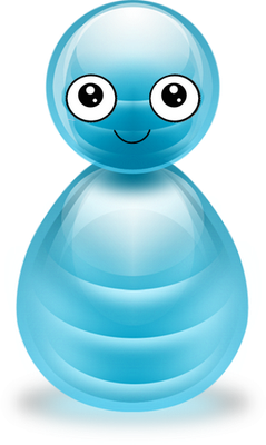 bonhomme pion - bonhomme - personnages - smiley émoticône émoji cartoon clipart illustration - artémotic