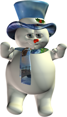 bonhomme de neige - bonhomme - personnages - smiley émoticône émoji cartoon clipart illustration - artémotic