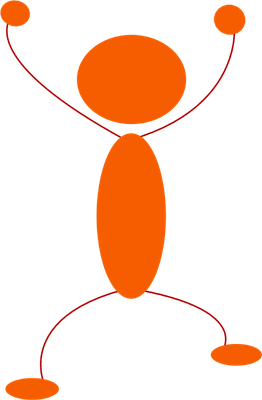 bonhomme allumette - bonhomme - personnages - smiley émoticône émoji cartoon clipart illustration - artémotic