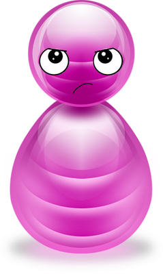 bonhomme pion - bonhomme - personnages - smiley émoticône émoji cartoon clipart illustration - artémotic