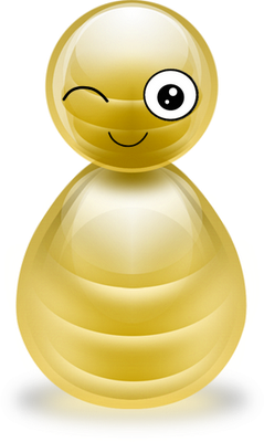 bonhomme pion - bonhomme - personnages - smiley émoticône émoji cartoon clipart illustration - artémotic