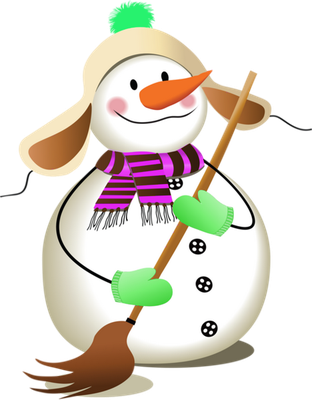 bonhomme de neige - bonhomme - personnages - smiley émoticône émoji cartoon clipart illustration - artémotic