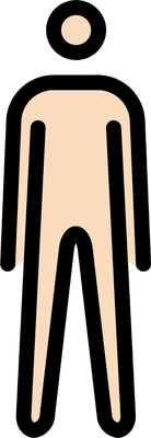 bonhomme allumette - bonhomme - personnages - smiley émoticône émoji cartoon clipart illustration - artémotic