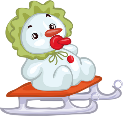 bonhomme de neige - bonhomme - personnages - smiley émoticône émoji cartoon clipart illustration - artémotic