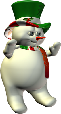 bonhomme de neige - bonhomme - personnages - smiley émoticône émoji cartoon clipart illustration - artémotic