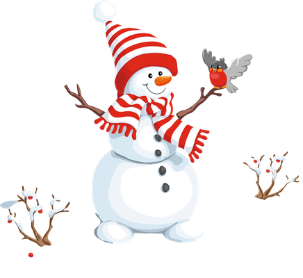 bonhomme de neige - bonhomme - personnages - smiley émoticône émoji cartoon clipart illustration - artémotic