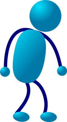 bonhomme allumette - bonhomme - personnages - smiley émoticône émoji cartoon clipart illustration - artémotic