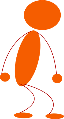 bonhomme allumette - bonhomme - personnages - smiley émoticône émoji cartoon clipart illustration - artémotic
