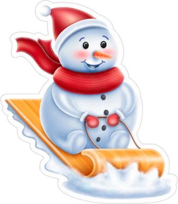 bonhomme de neige - bonhomme - personnages - smiley émoticône émoji cartoon clipart illustration - artémotic