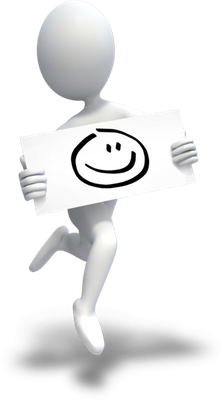bonhomme blanc - bonhomme - personnages - smiley émoticône émoji cartoon clipart illustration - artémotic