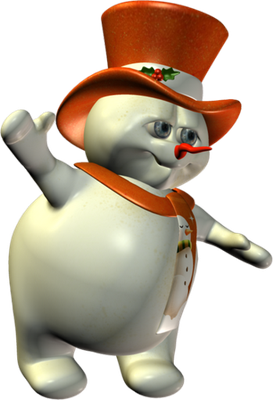 bonhomme de neige - bonhomme - personnages - smiley émoticône émoji cartoon clipart illustration - artémotic