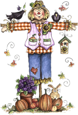 épouvantail - bonhomme - personnages - smiley émoticône émoji cartoon clipart illustration - artémotic