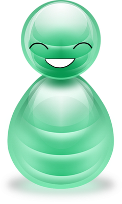 bonhomme pion - bonhomme - personnages - smiley émoticône émoji cartoon clipart illustration - artémotic