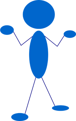 bonhomme allumette - bonhomme - personnages - smiley émoticône émoji cartoon clipart illustration - artémotic
