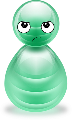 bonhomme pion - bonhomme - personnages - smiley émoticône émoji cartoon clipart illustration - artémotic