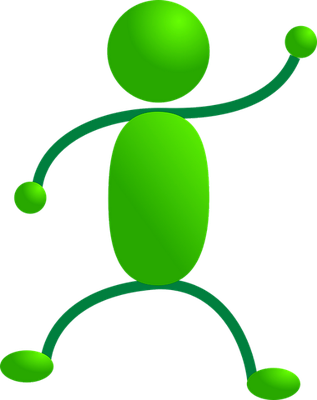 bonhomme allumette - bonhomme - personnages - smiley émoticône émoji cartoon clipart illustration - artémotic