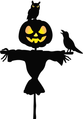 épouvantail - bonhomme - personnages - smiley émoticône émoji cartoon clipart illustration - artémotic