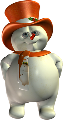 bonhomme de neige - bonhomme - personnages - smiley émoticône émoji cartoon clipart illustration - artémotic