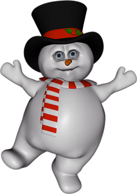 bonhomme de neige - bonhomme - personnages - smiley émoticône émoji cartoon clipart illustration - artémotic