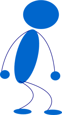 bonhomme allumette - bonhomme - personnages - smiley émoticône émoji cartoon clipart illustration - artémotic