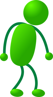 bonhomme allumette - bonhomme - personnages - smiley émoticône émoji cartoon clipart illustration - artémotic