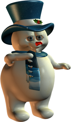 bonhomme de neige - bonhomme - personnages - smiley émoticône émoji cartoon clipart illustration - artémotic
