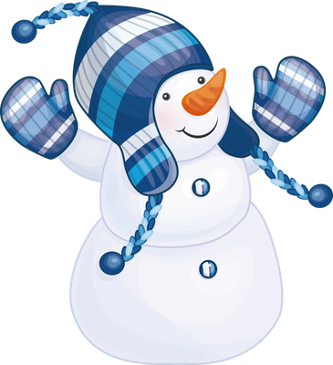 bonhomme de neige - bonhomme - personnages - smiley émoticône émoji cartoon clipart illustration - artémotic