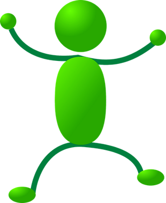 bonhomme allumette - bonhomme - personnages - smiley émoticône émoji cartoon clipart illustration - artémotic