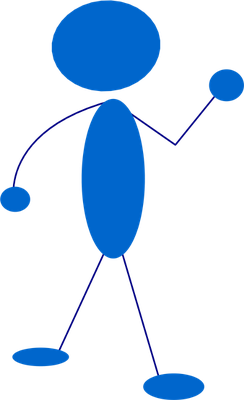bonhomme allumette - bonhomme - personnages - smiley émoticône émoji cartoon clipart illustration - artémotic