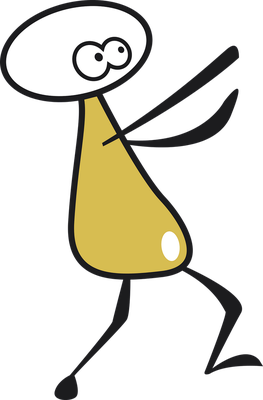 bonhomme allumette - bonhomme - personnages - smiley émoticône émoji cartoon clipart illustration - artémotic